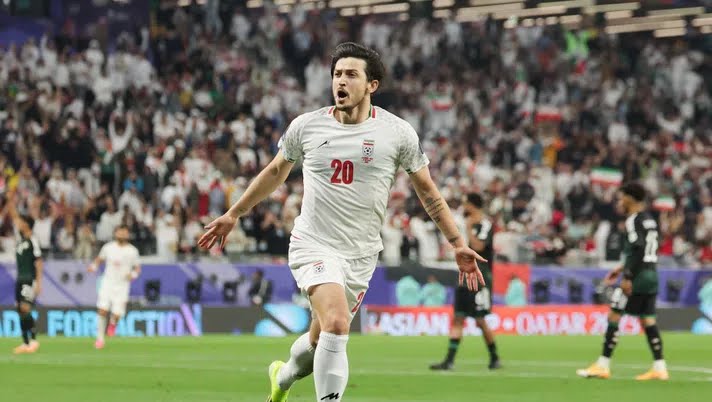 Iran-Emirati Arabi Uniti, Azmoun e il gol da record: l’ex Roma segna al 72′ del primo tempo