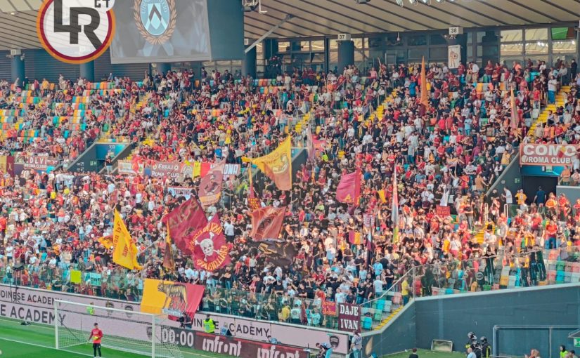 Udinese-Roma: divieto di vendita dei biglietti per i residenti nel Lazio