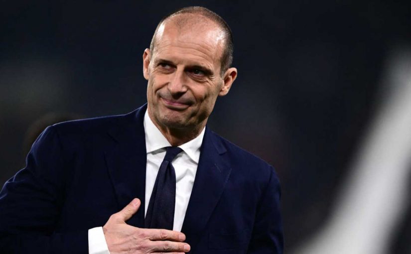 Quote: l’arrivo di Allegri in panchina dato a 2 davanti a Gasperini