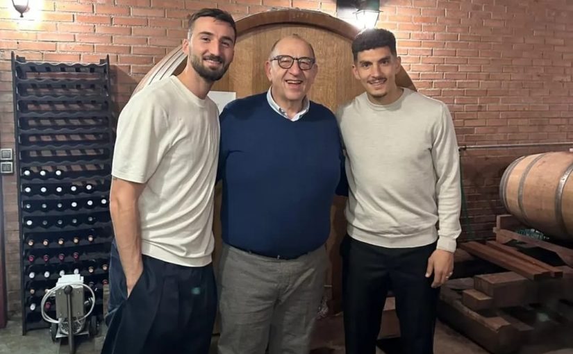 FOTO – Weekend con le famiglie per Cristante e Di Lorenzo: pranzo insieme al Casale VerdeLuna