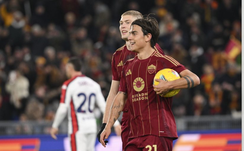 Roma-Genoa, DYBALA: “L’accoglienza al Colosseo Quadrato uno dei giorni più belli della mia vita. Il futuro? La partita di giovedì”