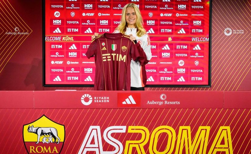 Roma Femminile: Kuhl è una nuova giocatrice giallorossa (COMUNICATO AS ROMA, FOTO e VIDEO)