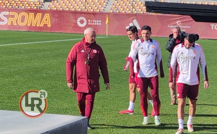 Trigoria: rifinitura alla vigilia di Roma-Eintracht. Out Hermoso (FOTO e VIDEO)