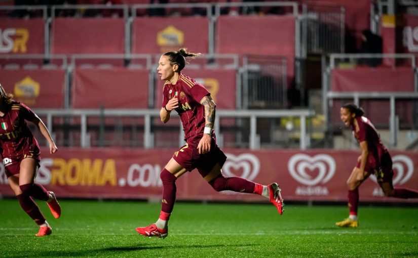 Coppa Italia Femminile, ROMA-NAPOLI 2-2: il colpo di testa di Linari al 95′ regala la semifinale contro il Sassuolo. Le giallorosse passano in virtù dello 0-1 dell’andata (FOTO)