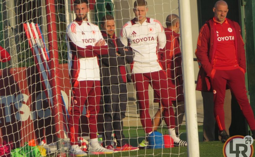 Cristante alle prese con l’infortunio: in campo zoppicante per il saluto ai tifosi al Tre Fontane (VIDEO)
