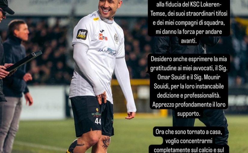 Caso Nainggolan: ha prestato denaro al fratello di un boss. Il giocatore: “Giorni difficili, ora che sono a casa voglio ritrovare serenità. Grazie per il supporto” (FOTO)