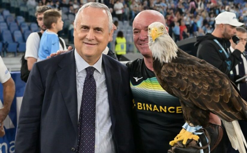 Lazio: Lotito incontra la falconiera Monica dopo il caso Bernabé