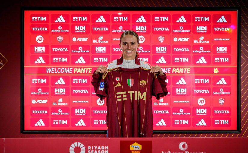 Roma Femminile, ufficiale l’arrivo di Pante: contratto fino al 2027 (COMUNICATO, FOTO e VIDEO)