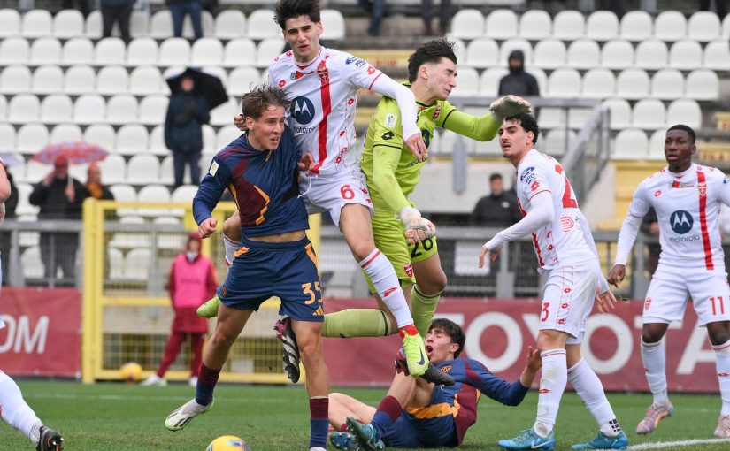 Primavera, ROMA-MONZA 1-1: Nardin illude, Troise risponde. Giallorossi in vetta alla classifica a quota 40 punti