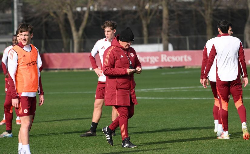 Trigoria, ripresa post Udinese-Roma: out Hermoso. Scarico per chi ha giocato ieri e lavoro in campo per gli altri (FOTO e VIDEO)