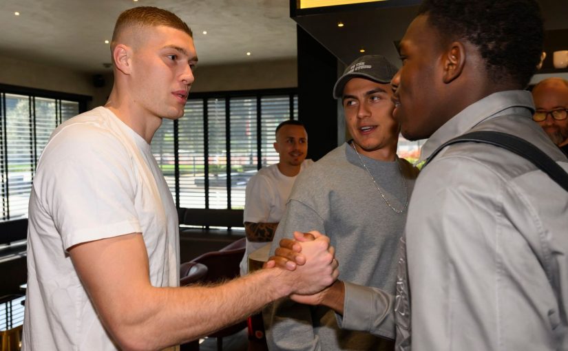 FOTO – Trigoria: il primo giorno di Salah-Eddine e Gourna-Douath. Dal saluto di Ranieri a quello di Pellegrini e Dybala