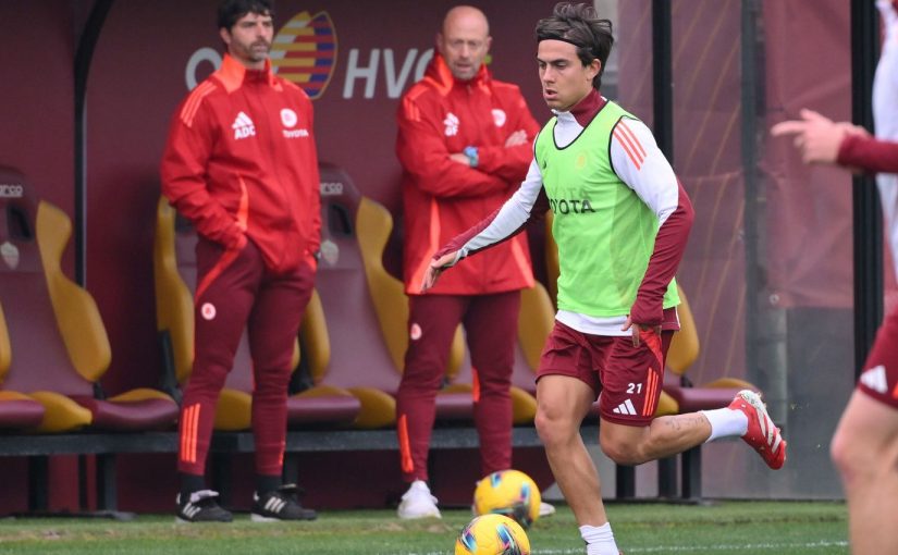 Trigoria: Dovbyk ancora a parte. Ndicka in permesso. Ranieri ai suoi: “Domenica ci aspetta una bella battaglia” (FOTO E VIDEO)