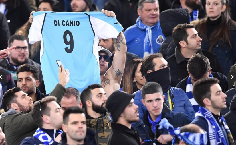 Roma-Porto: massima allerta per l’amicizia tra ultras portoghesi e laziali. Nel 2019 sciarpe e maglia di Di Canio nel settore ospiti