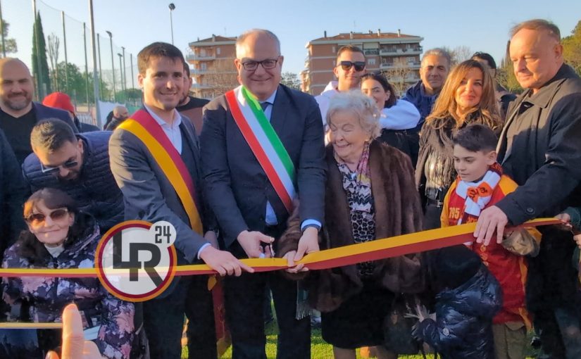 Mazzone: inaugurato il campo sportivo in onore dell’allenatore. Presente Gualtieri: “Incarnava i valori dello sport e della romanità”. Lombardo: “Ha scritto pagine di storia per la Roma” (FOTO e VIDEO)