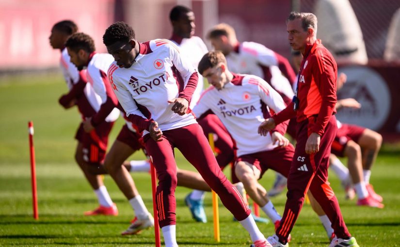 Trigoria, rifinitura pre Athletic Bilbao: in gruppo Celik (FOTO E VIDEO)