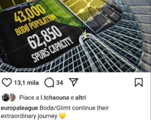 Instagram, gaffe social di Tchaouna: il laziale mette like ad un post per il Bodo Glimt (FOTO)