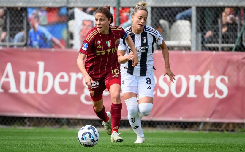 Serie A Femminile, ROMA-JUVENTUS 1-2: Giacinti non basta per evitare il ko contro la capolista. Giallorosse terze a -1 dall’Inter seconda (FOTO)