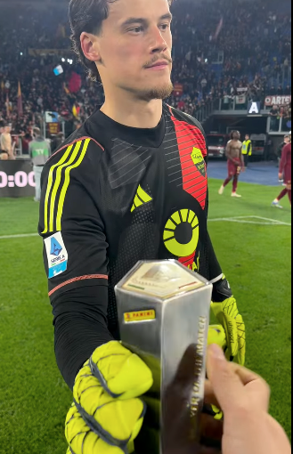 Instagram, Svilar premiato MVP del derby. La Roma: “Ancora una volta, Mile” (VIDEO)