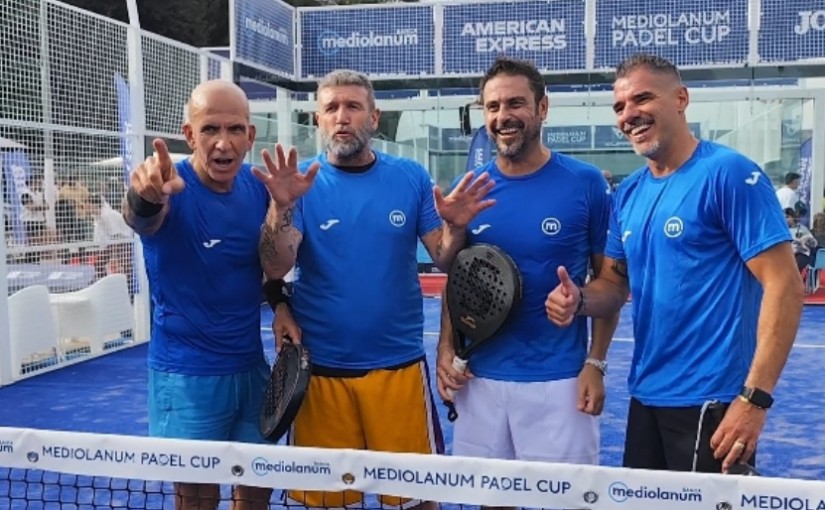 L’altro derby di Roma: domenica la sfida di padel tra le stelle del calcio. Candela: “Io e Perrotta in gran forma, vinciamo noi” . Marcolin: “Caro Vincent, io e Di Canio coppia super”