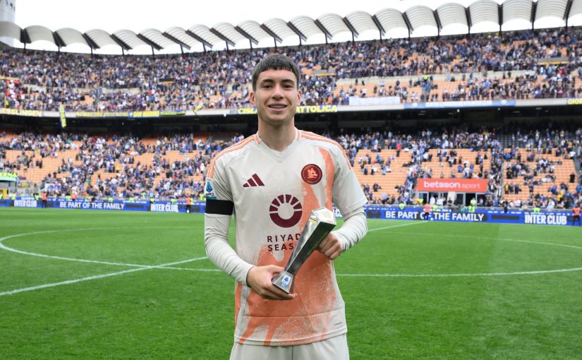 Inter-Roma: Soulé riceve il premio ‘Player of the Match’ (FOTO e VIDEO)