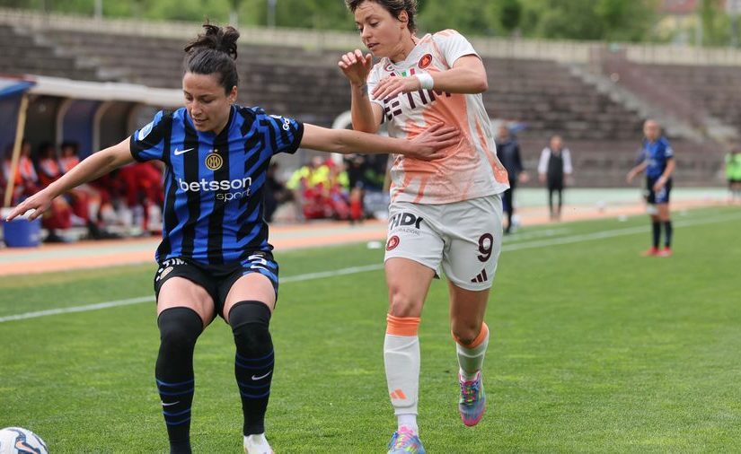 Crollo delle giallorosse battute 3-0 dall’Inter
