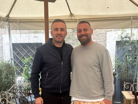 Instagram, Torosidis ritrova De Rossi: “Bello rivederti amico mio, ti voglio bene!” (FOTO)