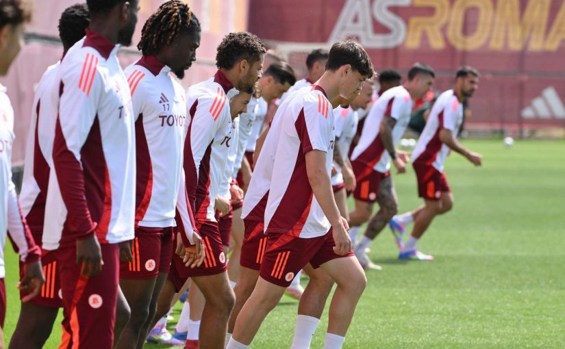 Trigoria, seduta a due giorni da Inter-Roma: ancora assente Nelsson (FOTO)