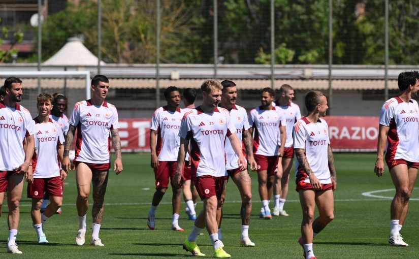 Trigoria: rientro in gruppo di Nelsson (FOTO)