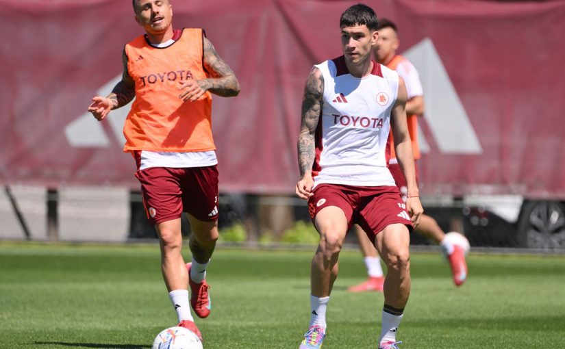 Trigoria, -2 all’Atalanta: sorrisi e lavoro (FOTO e VIDEO)