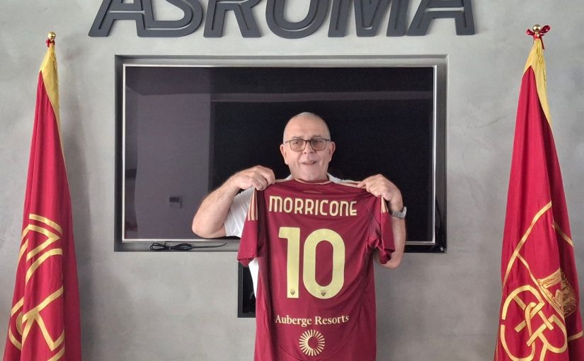 Marco Morricone ricorda il padre a 5 anni dalla scomparsa: “Per lui la Roma era Roma. Nel nostro dna ci sono i colori giallorossi” (FOTO)