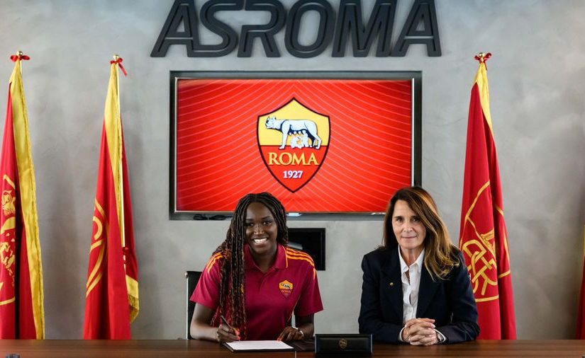 Femminile, Babajide: “Felice e onorata di essere alla Roma. Voglio arrivare in Champions e vincere tanti trofei” (VIDEO)