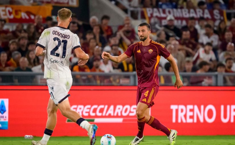 Roma-Bologna, CRISTANTE: “Volevamo dare un segnale forte. La fascia? Abbiamo esperienza e dobbiamo aiutare”