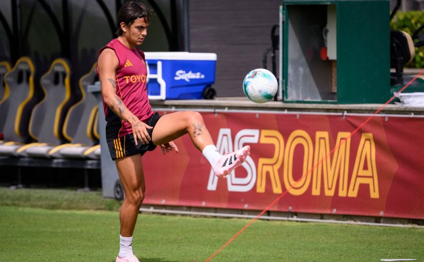 Trigoria, terzo giorno di doppia seduta in campo per Dybala: la Joya punta alla convocazione tra Lille e Fiorentina