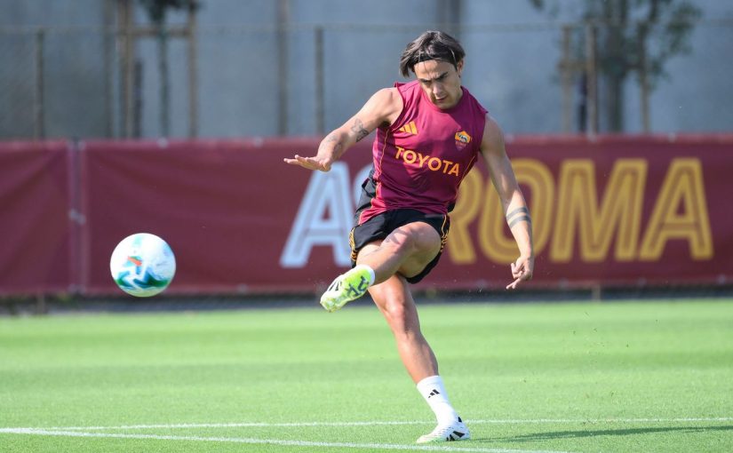 Trigoria, ripresa degli allenamenti: in gruppo Dybala e Ndicka (FOTO E VIDEO)