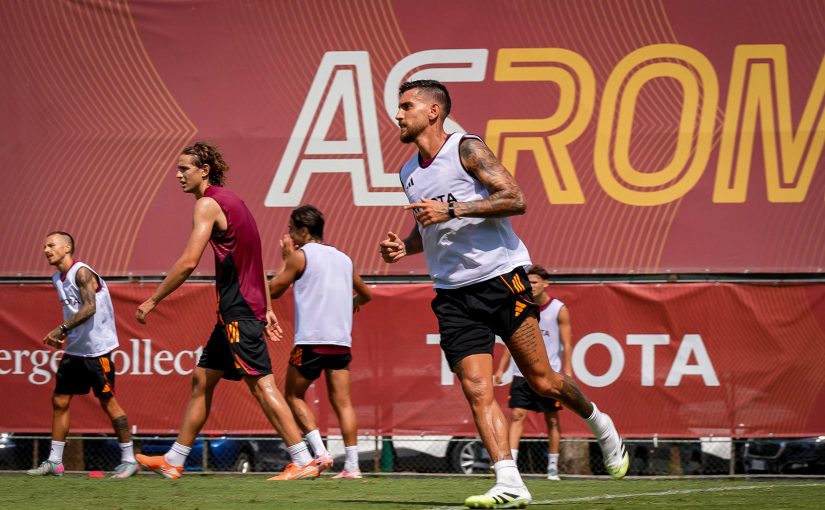 Trigoria: primo allenamento in gruppo per Pellegrini (FOTO)