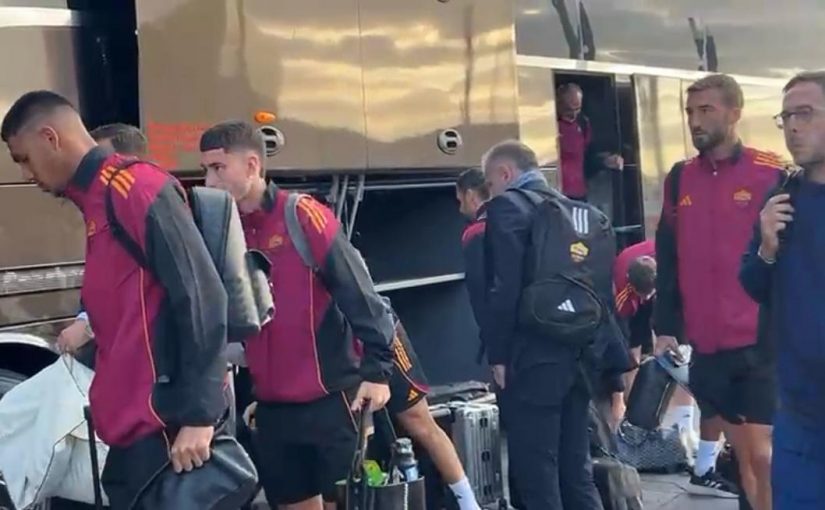 Ritiro Roma: la squadra è arrivata a Liverpool (VIDEO)