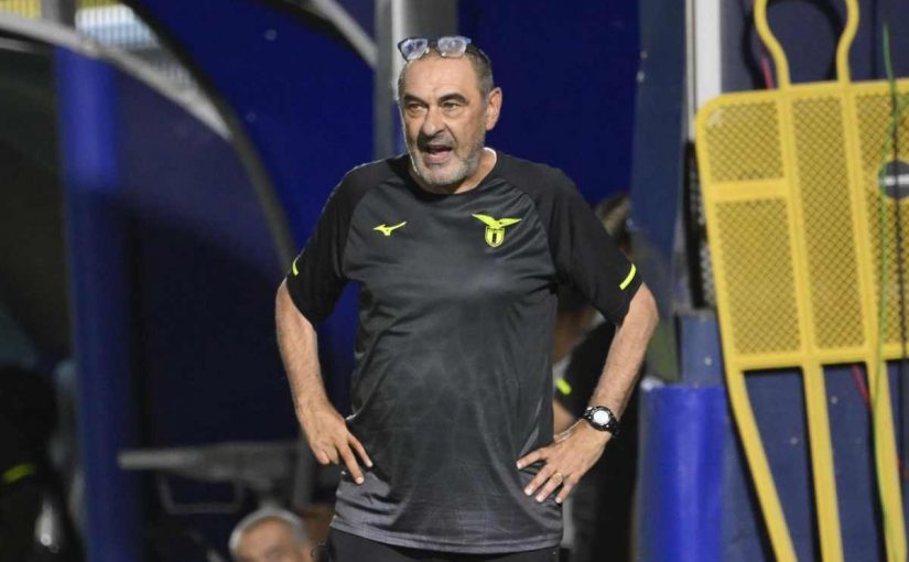 Lazio-Roma, Sarri: “Abbiamo perso per un errore, meritavamo il pareggio anche nel primo tempo”