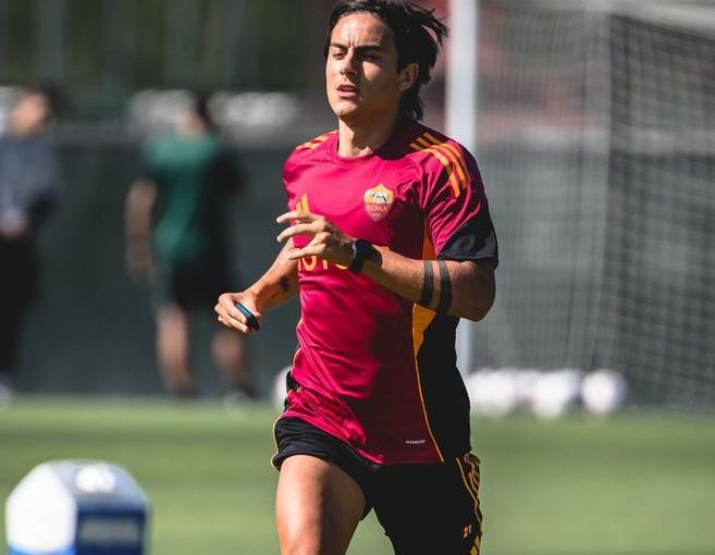 Trigoria: squadra in campo verso il Lille. Differenziato per Dybala (FOTO E VIDEO)