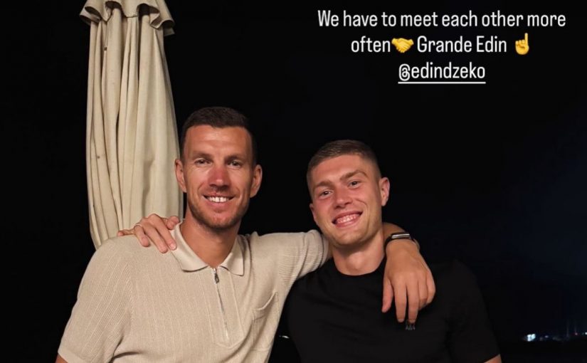 Instagram, Dovbyk con Dzeko: “Dobbiamo incontrarci più spesso, grande Edin” (FOTO)