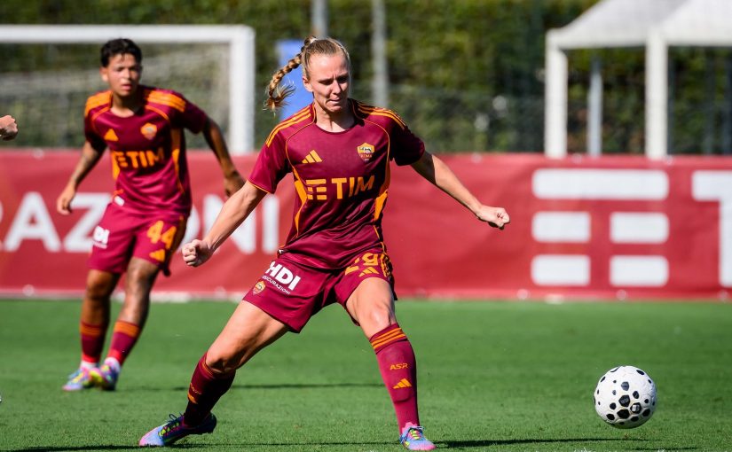 Roma Femminile, Rieke: “Dobbiamo commettere meno errori” – Pandini: “In Champions le partite si giocano sui dettagli”