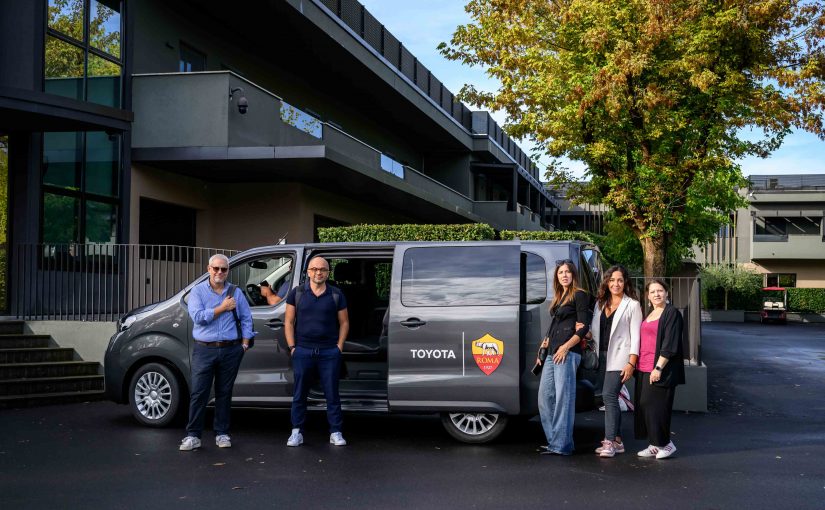 AS Roma con Toyota e KINTO partecipa alla Settimana Europea della Mobilità (FOTO)