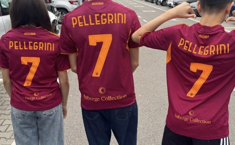 Instagram, Castàn fa visita a Trigoria. Pellegrini regala tre maglie ai suoi figli: “Grazie amico mio” (FOTO E VIDEO)