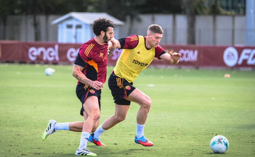 Trigoria, ripresa post Cagliari: Dovbyk parzialmente in gruppo