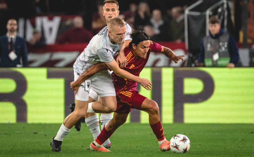 Roma per il primo posto con Dybala. Gasp: “Però da lui voglio gol e assist”