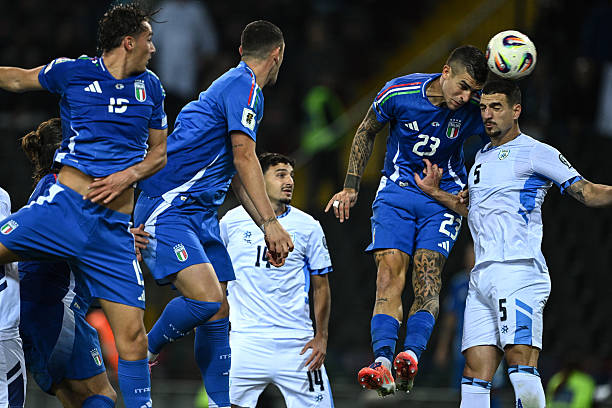 Italia-Israele 3-0: primo gol in nazionale per Mancini, doppietta di Retegui (FOTO)