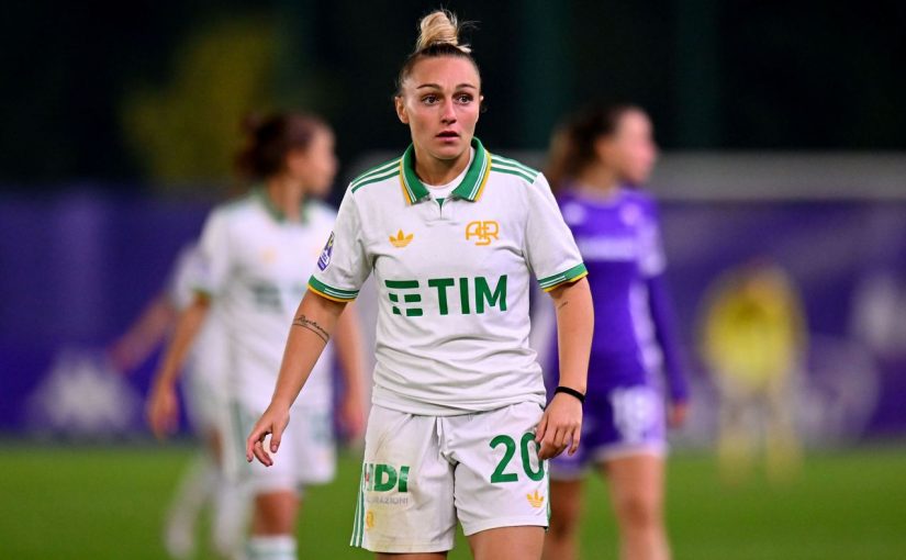 Femminile, Como-Roma: 200 presenze in giallorosso e in Serie A per Greggi