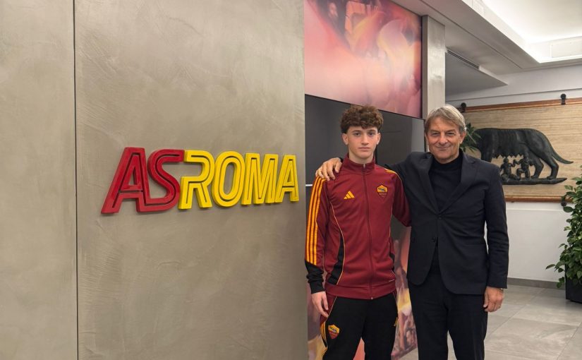 La Roma blinda il talento Basile: primo contratto da professionista fino al 2028 (FOTO)