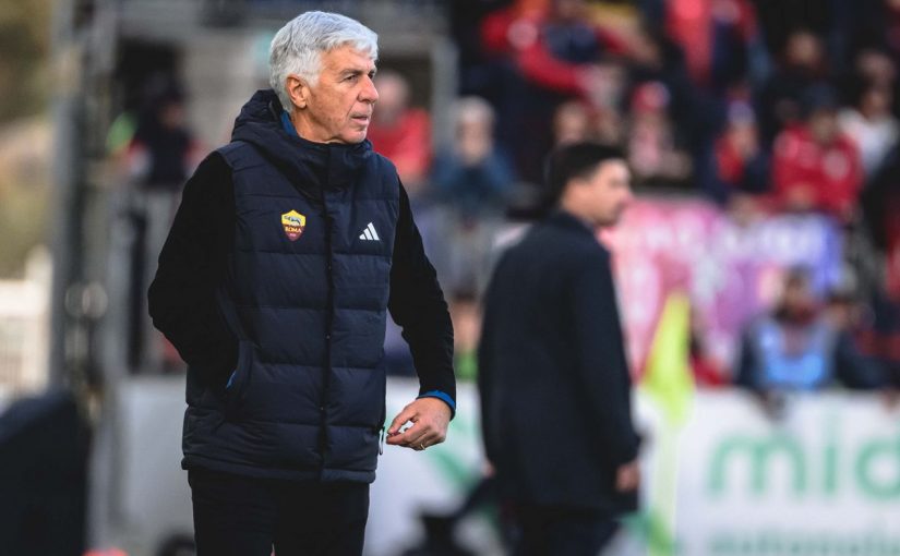 Cagliari-Roma, GASPERINI: “Errori grossolani. Con l’espulsione è cambiata la partita, era una battaglia”