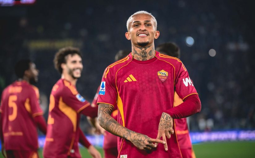 Roma-Como, WESLEY: “Emozione indescrivibile segnare sotto la Sud. 4 gol con il Flamengo? Massara mi ha detto di farne il doppio”