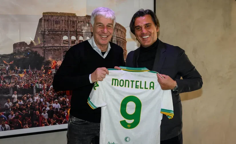 Trigoria: Montella fa visita ai giallorossi (FOTO)